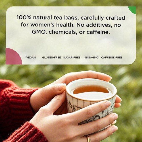 PCOS Spearmint Tea for Female, Hormone Balance Tea | free 10 Teabags - Picture 6 of 6