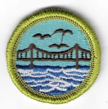 BSA ENGINEERING MERIT BADGE CURRENT MINT NWT TYPE L SINCE 1910 BACK