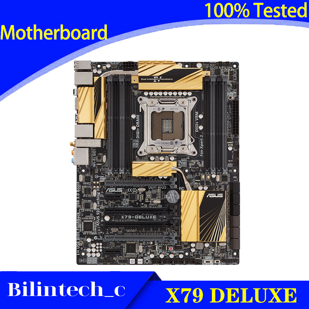 FOR ASUS X79 DELUXE Motherboard Supports DDR3 LGA2011 64GB X79
