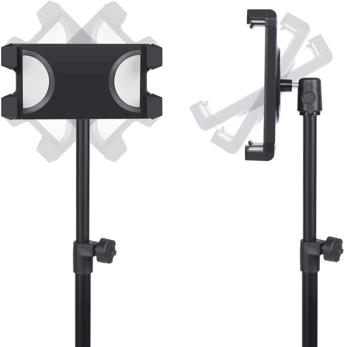 Ipad Holder Tripod Stand Foldable Floor Tablet Stand 360° Adjustable Phone Holde eBay