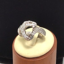 Sterling Silver Snake Ring Artisan 15.2g Size 9.5