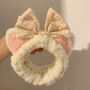 Cute plush Cat's ears (Steamed cat-ear shaped bread) headband