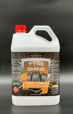 TYRE SHINE Super Gloss, Tyre Gloss,Silicone, Tire Shine, Professional Formula 5L