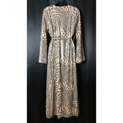 knee length dresses for ladies Anan Modest Embellished Sequin Maxi Dress main image 1