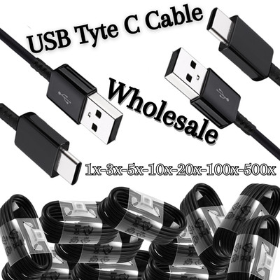 Bulk Lot 4Ft USB to Type-C Cable Fast Charger Charging Data Sync Cord Universal