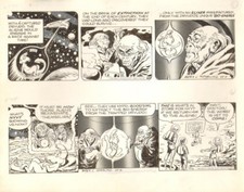 Buck Rogers Dailys 11-5-82 AND 11-6-82 art by Jack Sparling 