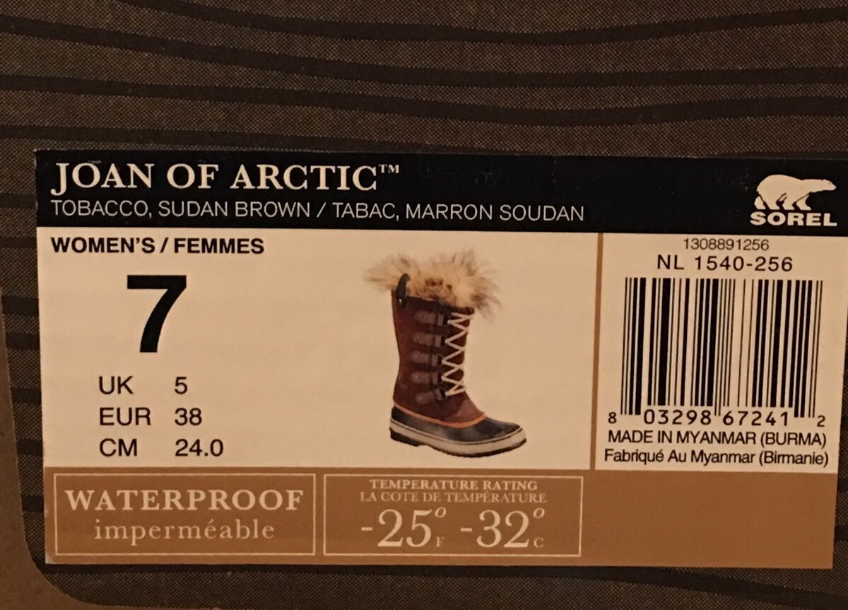 Sorel Joan of Arctic Winter Boots Tobacco Sudan Brown Fur Suede