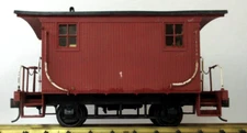 CUSTOMIZED BACHMAN CABOOSE W/ KD COUPLERS