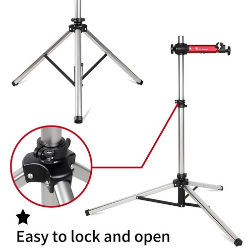 WEST BIKING Maintenance Bike Repair Stand Aluminum Bicycle Workstand with Tray - Picture 13 of 17