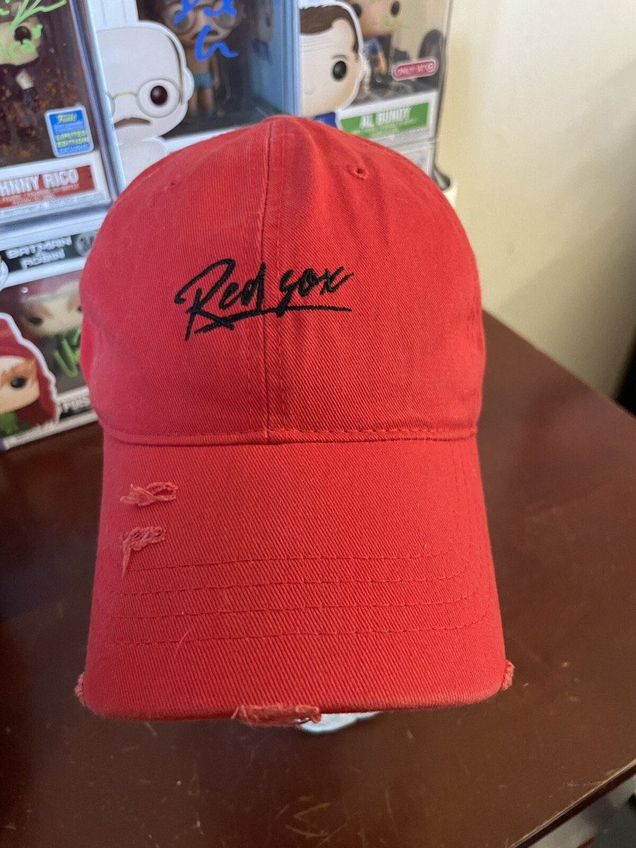 Boston Red Sox Japanese Import Strapback Hat / Cap - Red