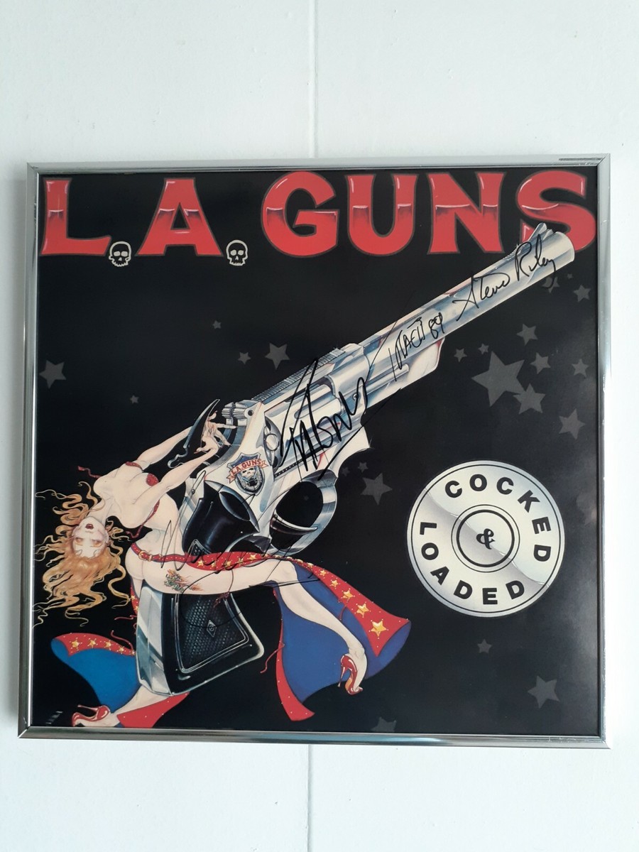 L.A. Guns Cocked And Loaded Album Cover Poster Signed Print | eBay