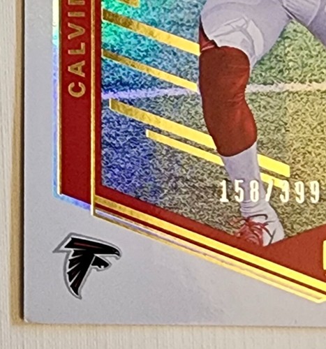 /399 Calvin Ridley /WR Falcons RC | 2018 Donruss Elite Rookie Card #161 - Picture 5 of 7