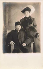 CEN Saginaw MI RPPC Saginaw County Family Portrait most likely at GOODRIDGE!