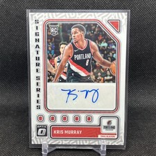 2023-24 Panini Optic Signature Series Rookie Autograph Kris Murray Rc Auto