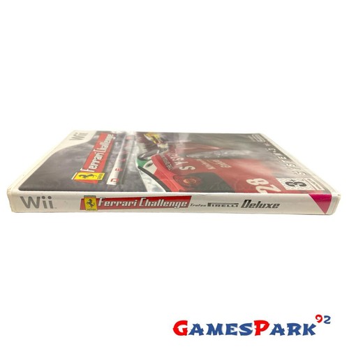 FERRARI CHALLENGE TROFEO PIRELLI DELUXE WII WII U NINTENDO GIOCO USATO PER corsa - Picture 4 of 4