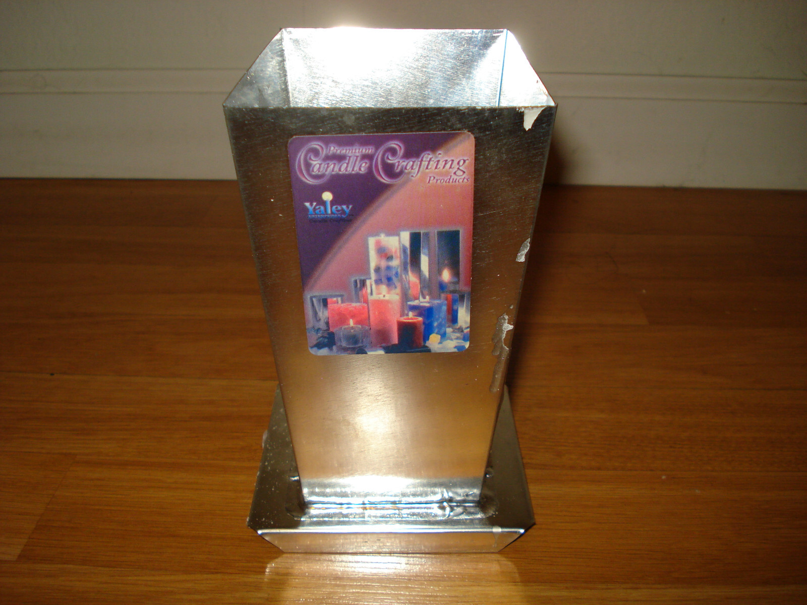 Yaley 111147 Metal Rectangular Taper Candle Making Mold. Used. Made in USA!