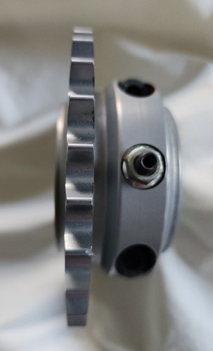 NEW SKM 428 pitch 50MM AXLE ALUMINUM SPROCKET 27 TEETH SHIFTER KART GO KART - Afbeelding 3 van 6