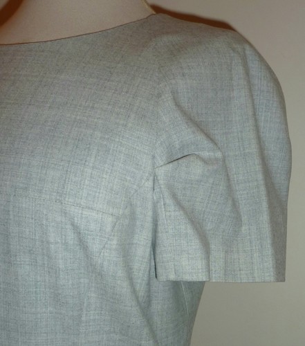 ABITO JIL SANDER LANA LANA CON BRACCIA INCRESPATE - TAGLIA 40 - NUOVO SENZA ETICHETTE - Foto 7 di 12