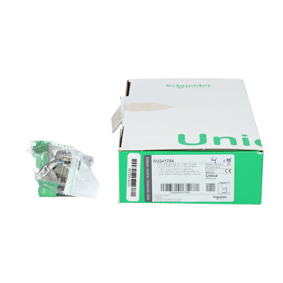 Schneider Electric NU341754 RJ45, New Unica, Data Socket New NFP (4pcs)