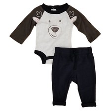 Infant Boys 2-Piece Long Sleeve Reindeer Bodysuit  Pants Set