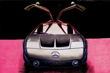 ANDY WARHOL Art Poster or Rolled Canvas Print "MERCEDES BENZ C111"