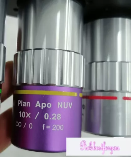 🔥USED Mitutoyo M Plan Apo NUV 10X/0.28 Purple By DHL 90 warranty #H685FF YD