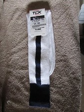 TCK Adult All in One Tube Socks-Baseball/Softball-Large-White/Navy Blue G 20