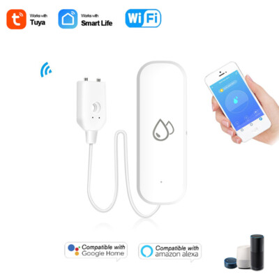 Tuya Smart Wifi/Zigbee Water Level Sensor Leakage Alarm Flood Leak Detector