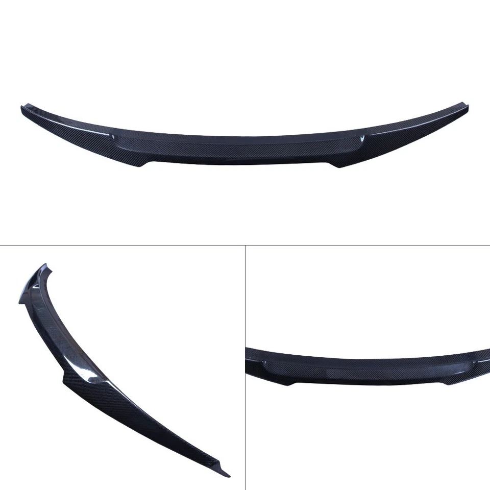 For AUDI A5 S5 RS5 B9 B9.5 Sportback 2018-2025 Carbon Fiber Trunk Wing Spoiler Foto 3 de 4