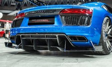 CUP Diffusor Ansatz für Audi R8 MK2 Heck Stoßstange Racing Heckschürze ABS DTM 