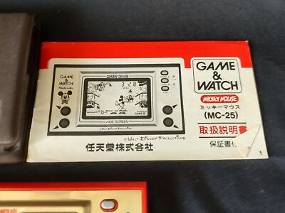 Vintage Nintendo Game & Watch Mickey Mouse. Handheld game