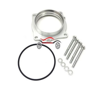 Silver Vortex Throttle Body Spacer Fit 09-16 DODGE CHALLENGER RT 5.7L SRT 8 6.4L