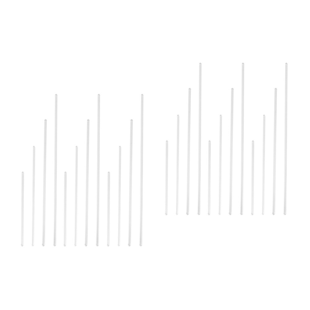 12 Pcs Chemistry Stirring Rod Glass Sticks Round Head Stirer eBay