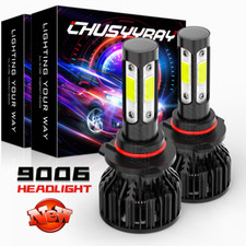 Pair 9006 LED Headlight low beam Bulbs 6000K For Toyota RAV4 2006 2007 2008-2012