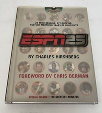 ESPN 25 By Charles Hirshberg Foreword By Chris Berman SIGNED 2004 HC/DJ 1ST/1ST