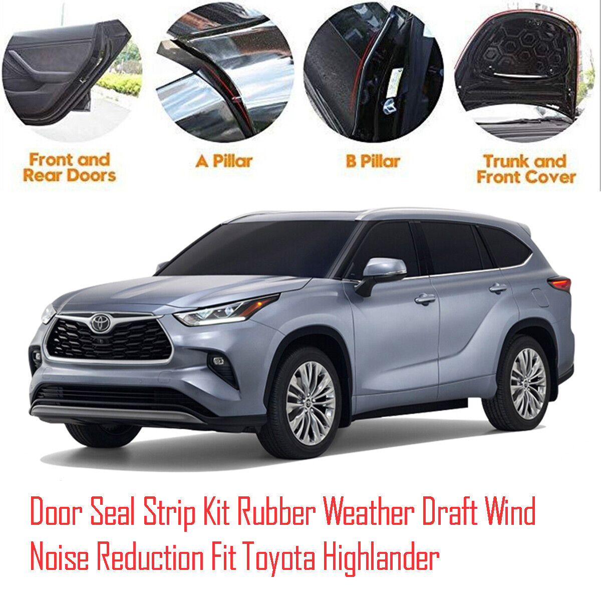 Cab Top & A-Pillar Kit | TOYOTA HIGHLANDER 2018 Cab Top & A-Pillar Kit | TOYOTA HIGHLANDER 2018