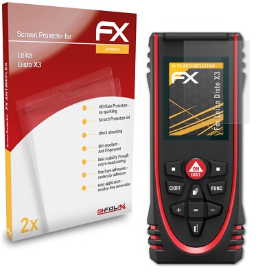 atFoliX 2x Film Protection d'écran pour Woehler VE 320 mat&antichoc
