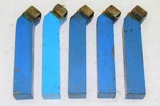 5x HM - Drehmeißel Drehstahl Drehling - 25 mm - gebogen - links - P20 - NEU