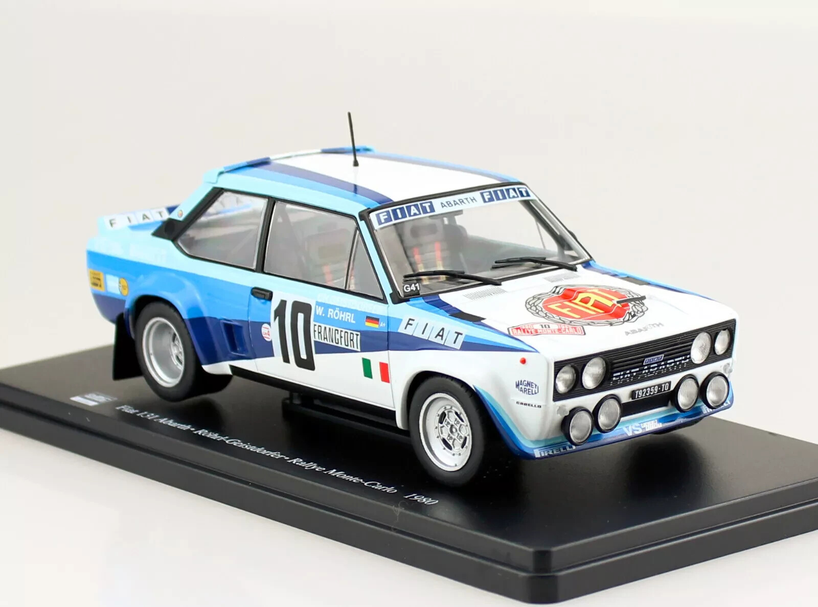 Fiat 131 Abarth Röhrl Geistdörfer Monte Carlo 1980 miniature 1/24