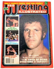 PRO WRESTLING ILLUSTRATED  JULY 1980 - HULK HOGAN / BRUNO SAMMARTINO /ERNIE LADD