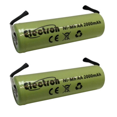 10 BATTERIE PILE RICARICABILI AA STILO NI-MH 1,2V 2000mAh SALDARE - Foto 13