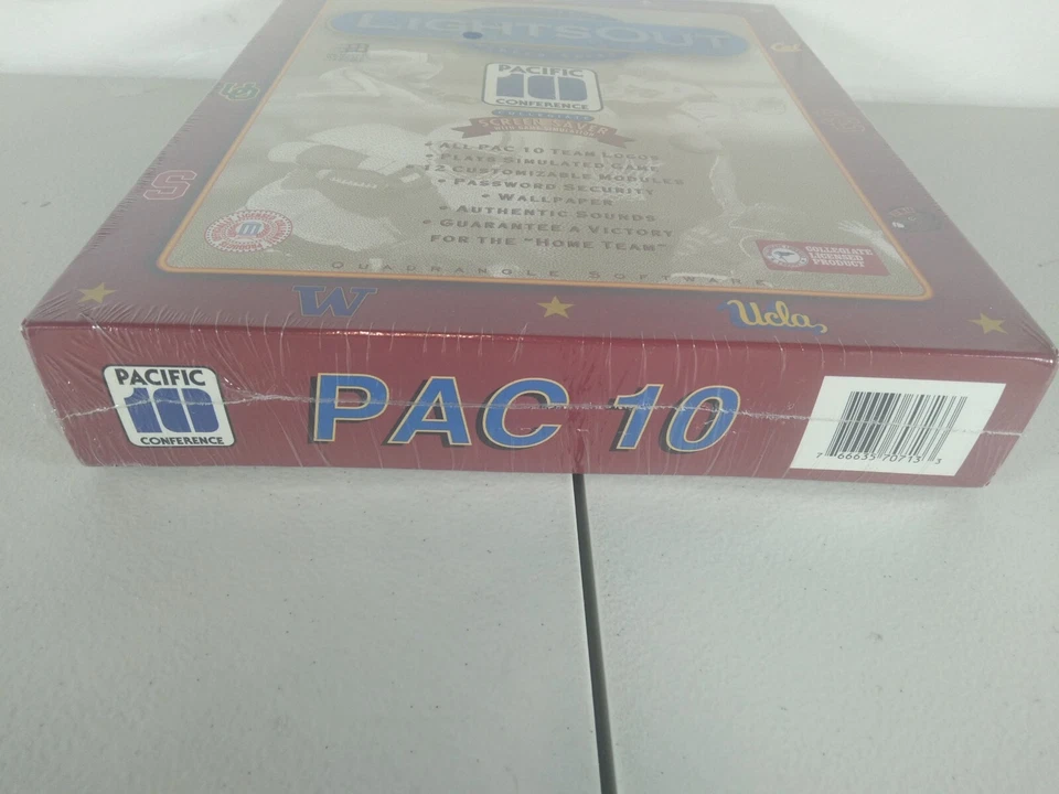 Lights Out Sports Fans Collegiate Screensaver Quadrangle Software 1994 New - Image 2 of 4