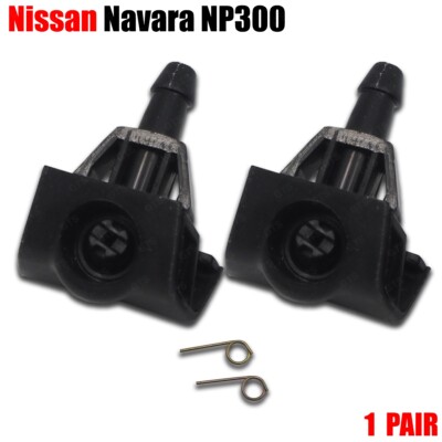 WindShield Washer Water Spray Jet Nozzle  For Nissan Navara NP300 2015 - 2020