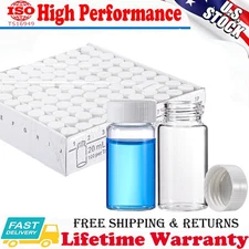 20ML Scintillation Vials 100PCS Lab Borosilicate Glass Liquid Scintillation Vial