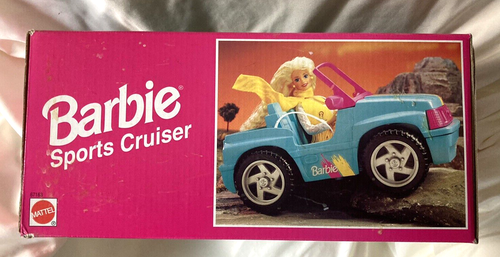 1995 MATTEL ARCOTOYS BARBIE SPORTS CRUISER TEAL & Solo Keychain NIB # 67163 - Picture 3 of 3