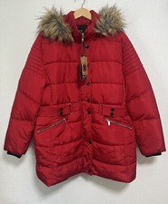 Womens Celsius Premium Red Puffer Coat Size 1xl