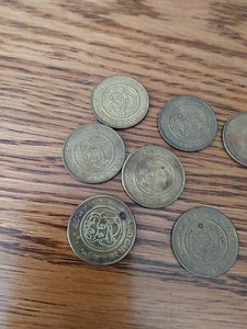 chuck e cheese tokens lot 1997