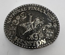 1988 Hesson National Finals Rodeo NFR Belt Buckle