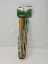 5 piece bamboo utensil set green giant no stain no odors NEW kitchen tools sale