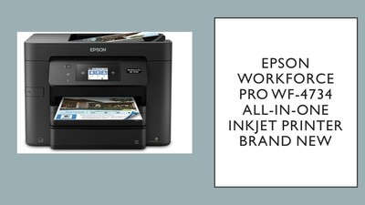 Epson Workforce Pro Wf 4734 All In One Inkjet Printer Brand New 10343933927 Ebay